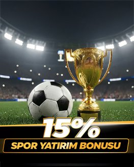 %15 Spor Yatırım Bonusu