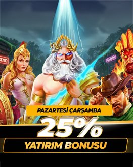 %25 Yatırım Bonusu